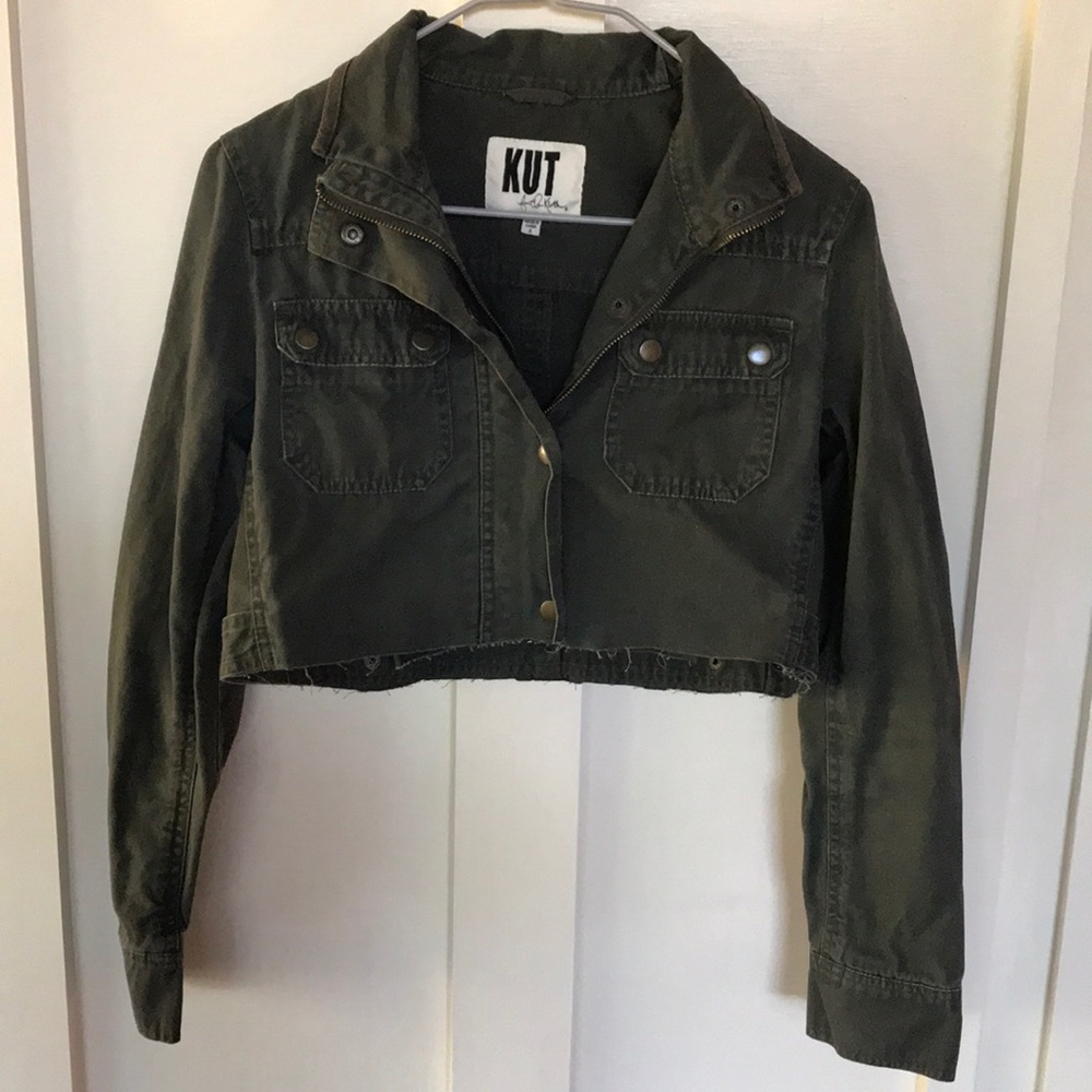 Super Cute cropped utility jacket